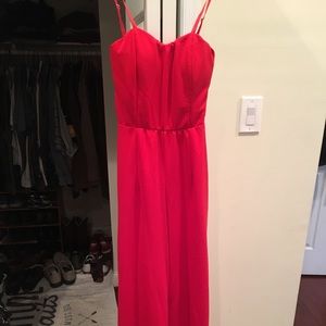 Nasty gal red jumpsuit - new with tag size small